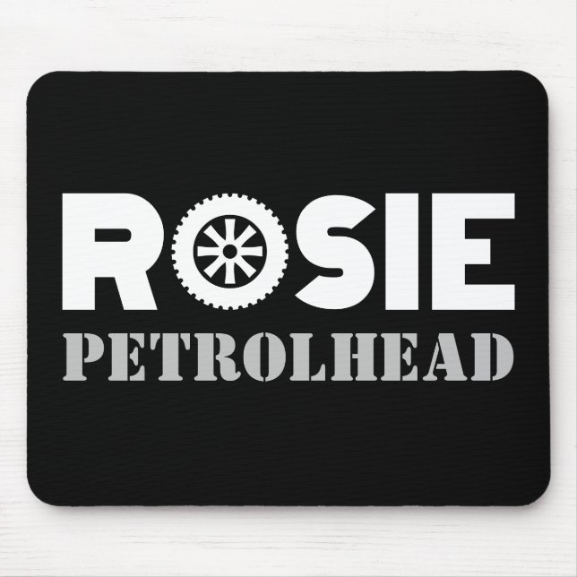 Rosie Petrol Head Mouse Pad (Front)
