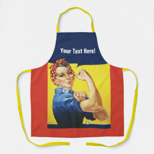 Rosie Riveter add any text Apron