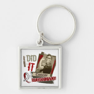 Rosie Sepia I Did It Head Neck Cancer.png Key Ring