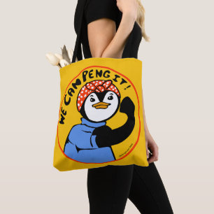 Rosie the Penguiter Tote Bag