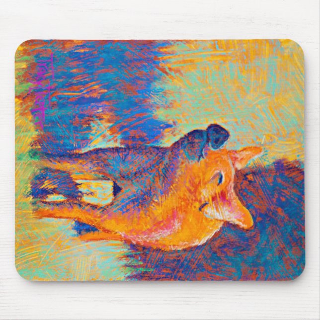 Rosie the Pig Mouse Pad (Front)