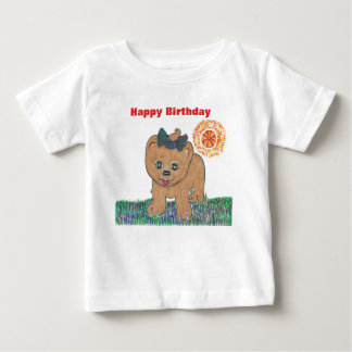 Rosie The Pomeranian Puppy Baby T-Shirt