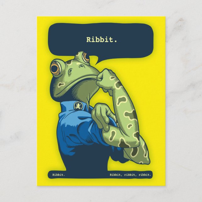 Rosie the Ribbiter Postcard (Front)