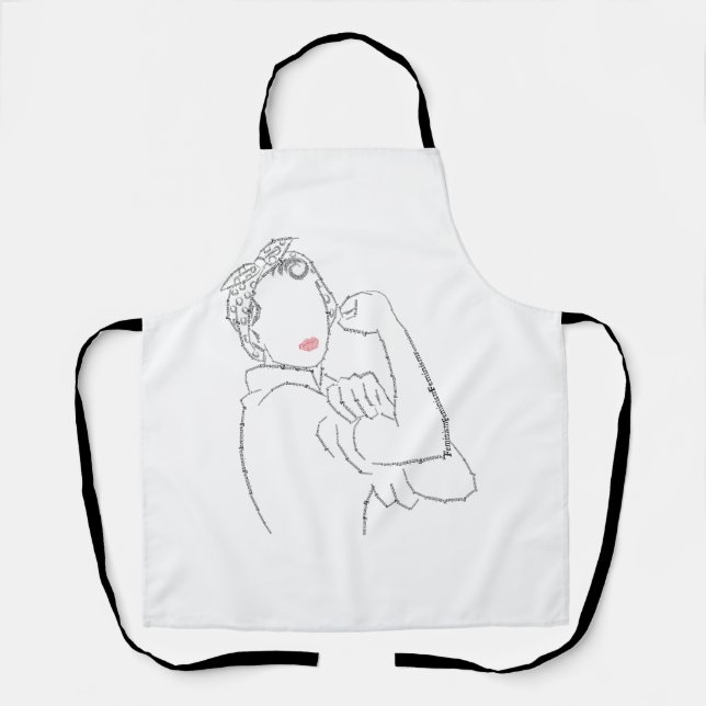 Rosie the Riveter Apron (Front)