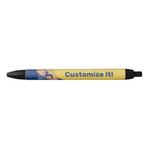 Rosie the Riveter Black Ink Pen