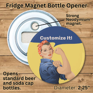 Rosie the Riveter Bottle Opener