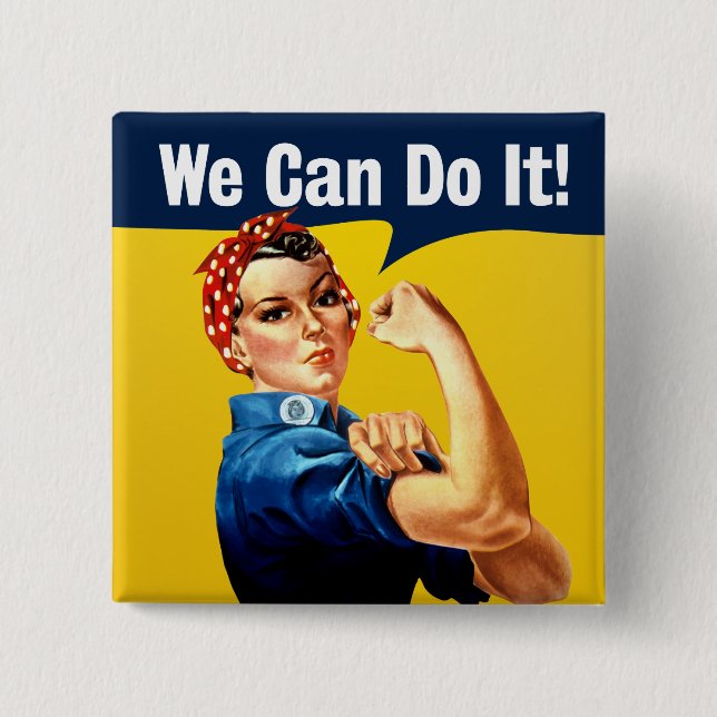 Rosie the Riveter | Button (Front)