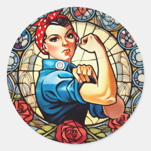 Rosie the Riveter                                  Classic Round Sticker