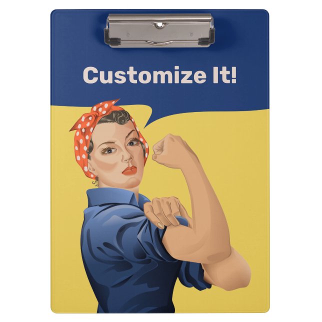 Rosie the Riveter Clipboard (Front)