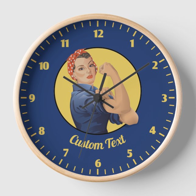 Rosie the Riveter Clock (Front)