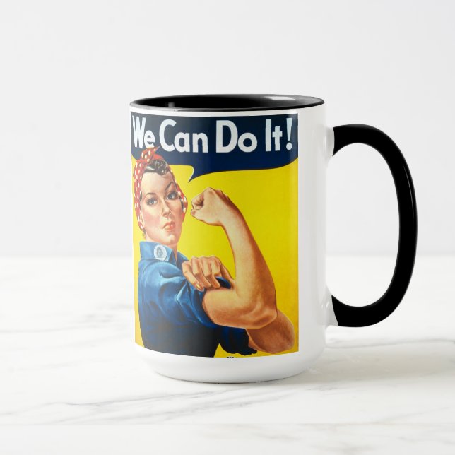 Rosie the Riveter Coffee Mug (Right)