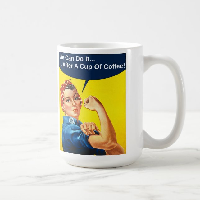 Rosie the Riveter Coffee Mug (Right)