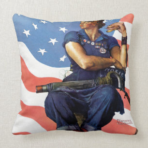 Rosie the Riveter Cushion