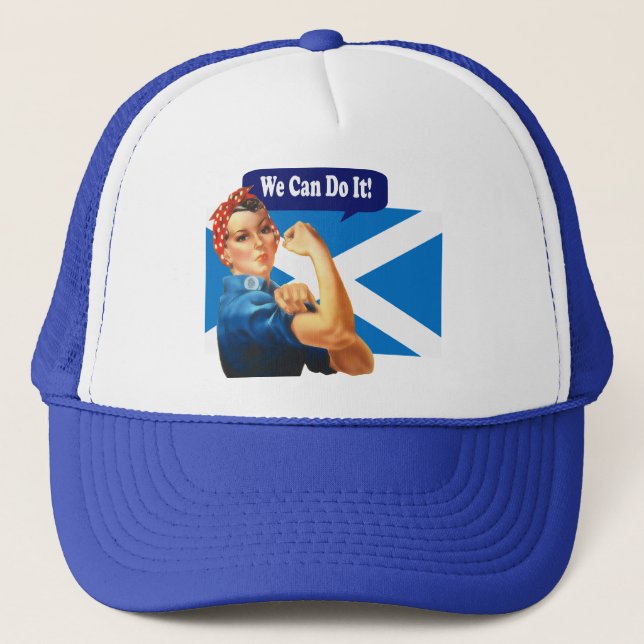 Rosie the Riveter for Scottish Independence Hat (Front)