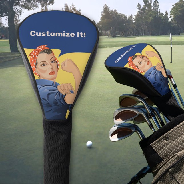 Rosie the Riveter Golf Head Cover (Creator Uploaded)