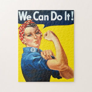 Rosie the Riveter (Iconic Artwork) (We Can Do It!) Jigsaw Puzzle