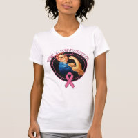 Rosie The Riveter I'm A Warrior Breast Cancer