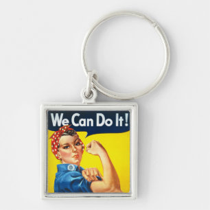 Rosie The Riveter Key Ring