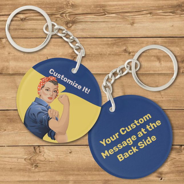Rosie the Riveter Keychain (Creator Uploaded)
