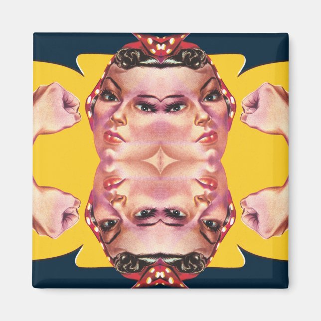 rosie the riveter magnet (Front)