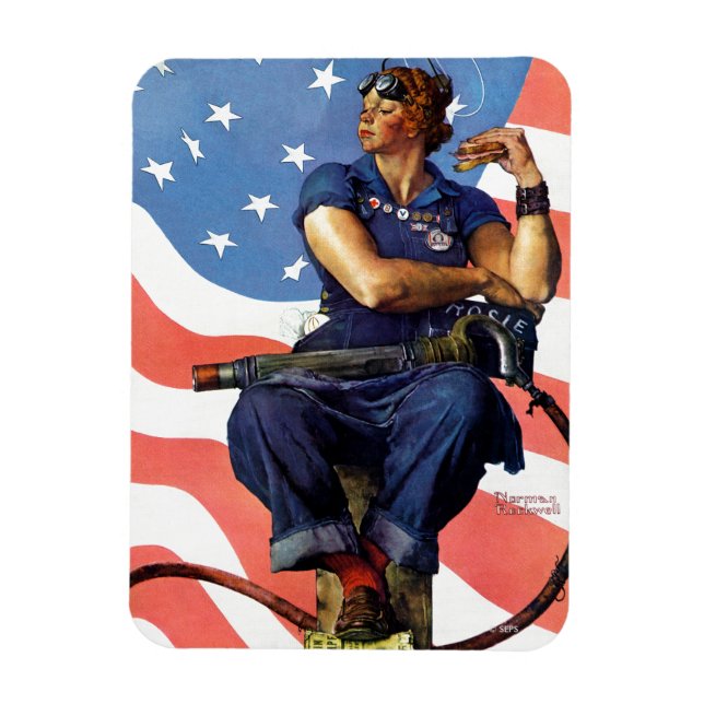 "Rosie the Riveter" Magnet (Vertical)