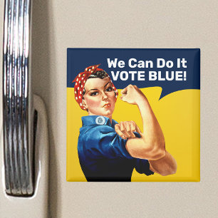 Rosie the Riveter Magnet Square