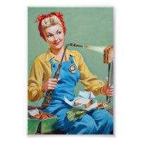 Rosie the Riveter Makes Toasted Cheese