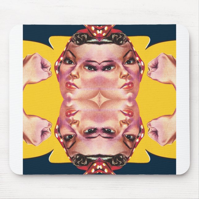 rosie the riveter mouse pad (Front)