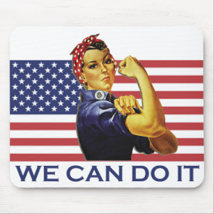 Rosie the Riveter Mouse Pad