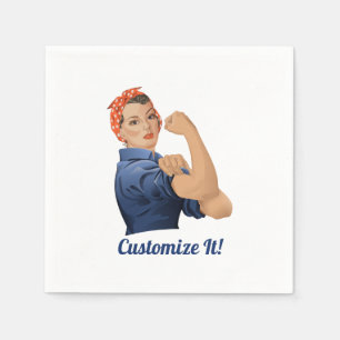 Rosie the Riveter Napkin
