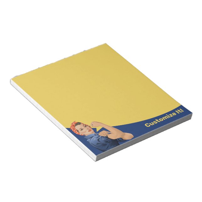 Rosie the Riveter Notepad (Angled)