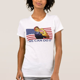 Rosie the Riveter Patriotic t shirt