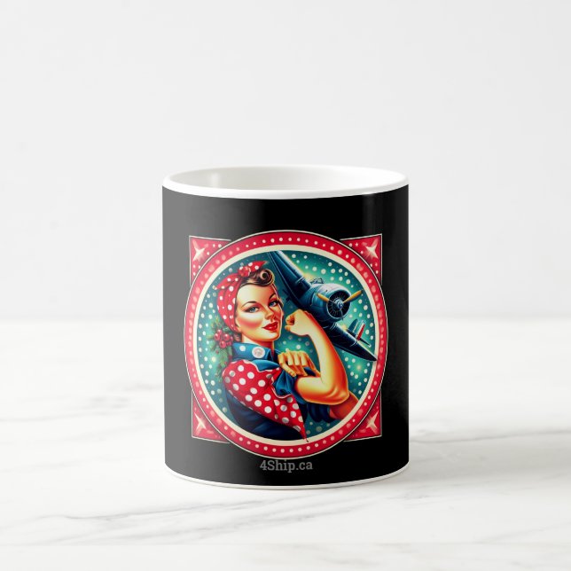 Rosie the Riveter Pin-up Girl Mug (Center)