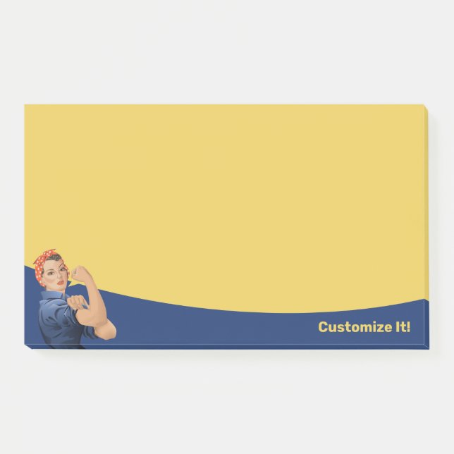 Rosie the Riveter Post-it Notes (Front)