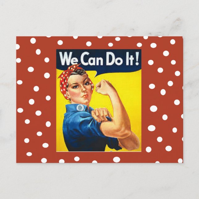 Rosie the Riveter Postcard (Front)