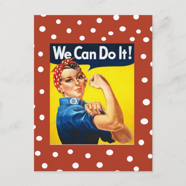 Rosie the Riveter Postcard (Front)