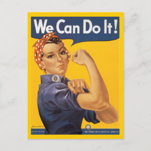 Rosie The Riveter Postcard