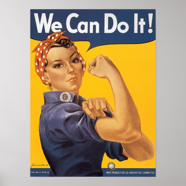 Rosie the Riveter Poster (Front)