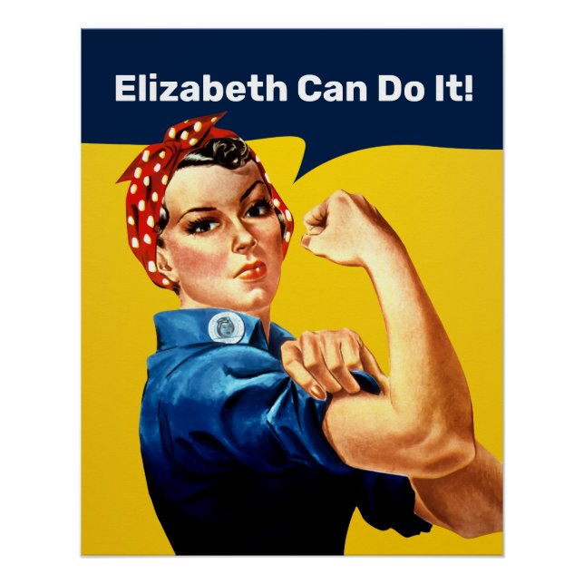 Rosie the Riveter | Poster | Personalise (Front)