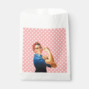 Rosie The Riveter Retro Style Favour Bag
