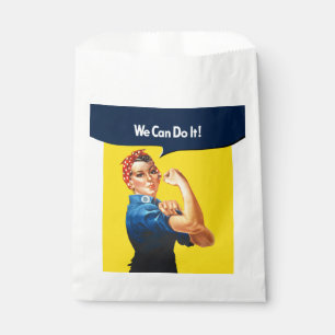 Rosie The Riveter Retro Style Favour Bag