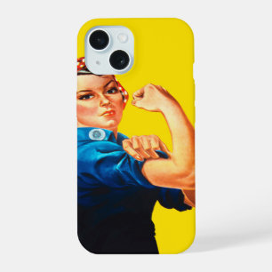 Rosie The Riveter Retro Style iPhone 15 Case