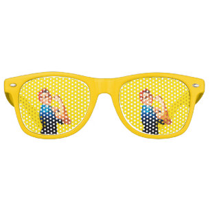 Rosie The Riveter Retro Style Sunglasses