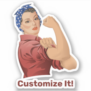 Rosie the Riveter Sticker