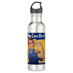 Rosie the Riveter: Strong Women Female Empowerment 710 Ml Water Bottle