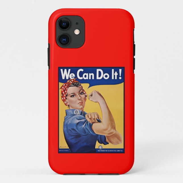Rosie the Riveter: Strong Women Female Empowerment Case-Mate iPhone Case (Back)