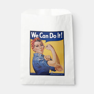 Rosie the Riveter: Strong Women Female Empowerment Favour Bag