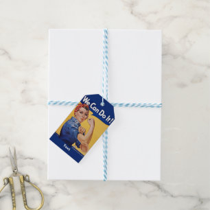 Rosie the Riveter: Strong Women Female Empowerment Gift Tags