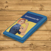 Rosie the Riveter Trifold Wallet