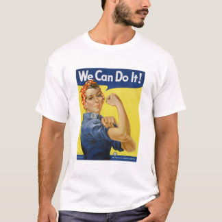 Rosie the Riveter Unedited Vintage Photos Old Aest T-Shirt